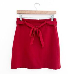 ASOS Mini Red Bow Tie Skirt - Size 4 (Small)